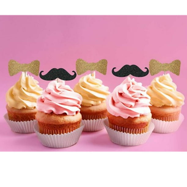 PINK MUSTACHE Edible Cupcake Cookie Topper Image Frosting Sticker PERSONALIZED! PINK MUSTACHE Edible Cupcake Cookie Topper Image Frosting Sticker PERSONALIZED!
